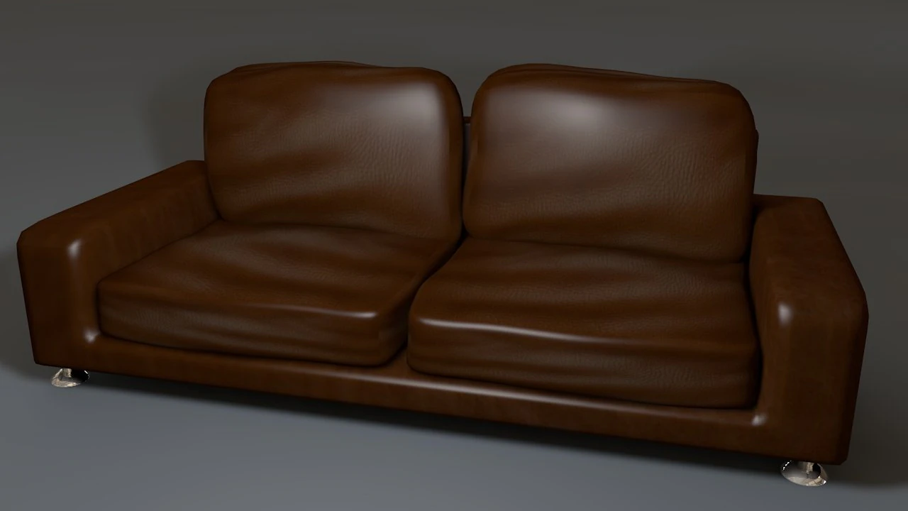 3d couch 3D Model .c4d .max .obj .3ds .fbx .stl .blend 