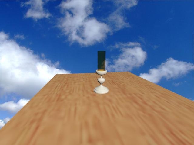 candel holder with glass 3D Model .c4d .max .obj .3ds .fbx .stl .blend 