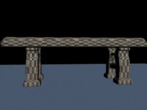 bench Model 3D