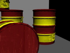 oil barrels 3D Model
