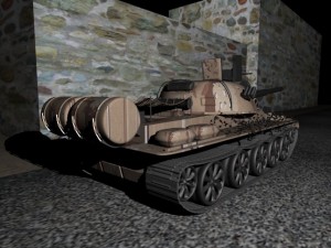 t62a russian tank 3Dモデル