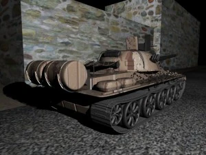 t62a russian tank 3D Model