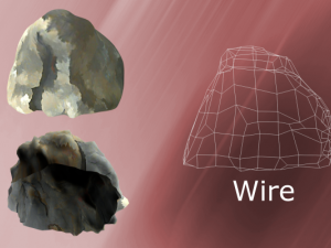 rocks cartoon 3D Model
