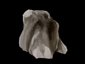 rocks cartoon 3D Model