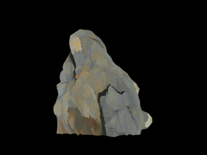 rocks cartoon 3D Model