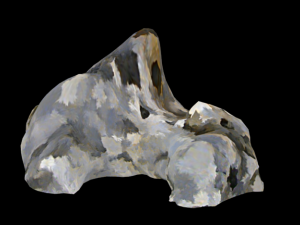 rocks cartoon 3D Model