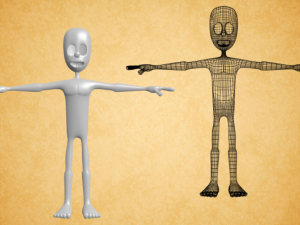 body cartoon normal 3D 모델