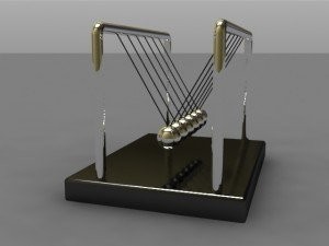 newton balls 3D Model