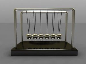 newton balls 3D Model
