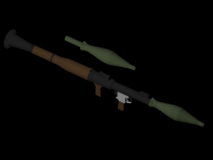 rpg rocketpropelled grenade 3D Model
