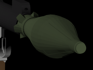 rpg rocketpropelled grenade 3D Model