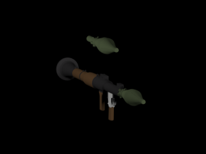 rpg rocketpropelled grenade 3D Model