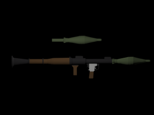 rpg rocketpropelled grenade 3D Model
