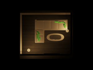 living room set 1 3D Model