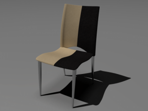 chair and table Model 3D