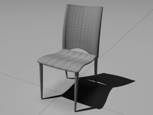 chair and table Model 3D