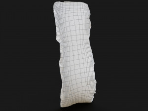 Burned wooden log 3Dモデル