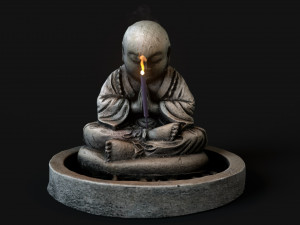 Buddha incense 3D 模型
