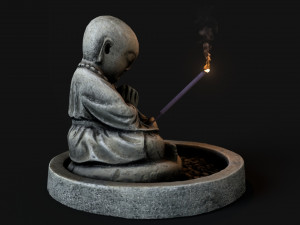 Buddha incense 3D 模型