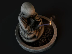 Благовония Будды 3D Модель