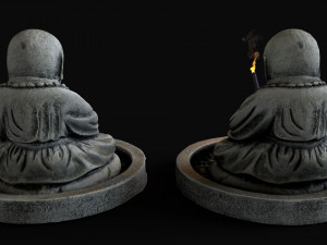Buddha incense 3D 模型