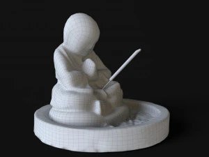 Благовония Будды 3D Модель