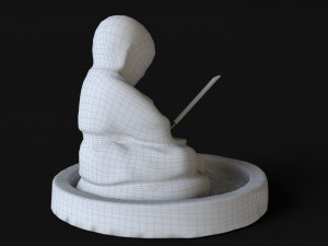 Buddha incense 3D 模型