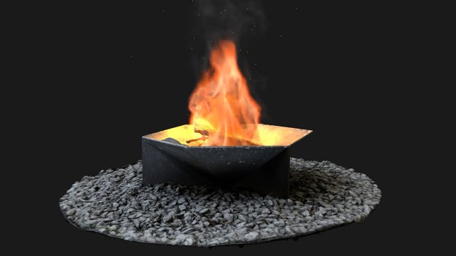 Outside fireplace 3Dモデル .c4d .max .obj .3ds .fbx .stl .blend 