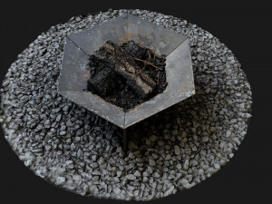 Outside fireplace 3Dモデル