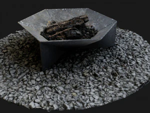 Camino esterno Modello 3D