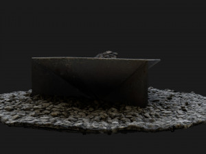 Outside fireplace 3Dモデル