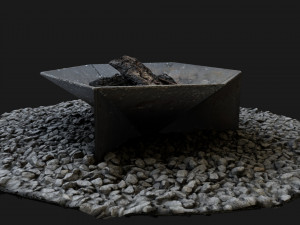 Outside fireplace 3Dモデル