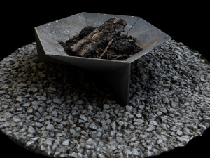 Outside fireplace 3Dモデル