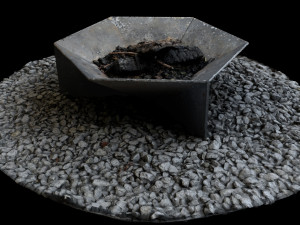 Outside fireplace 3Dモデル