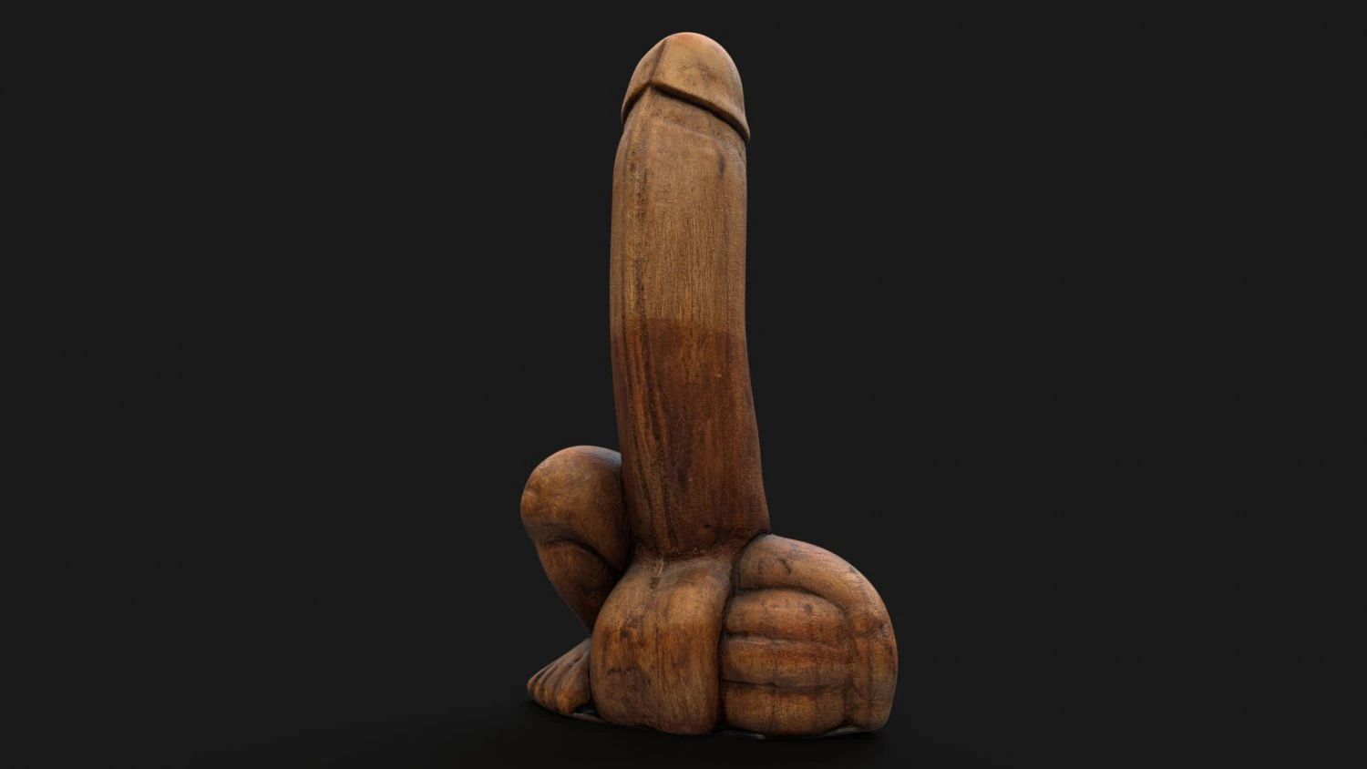 Balinese good luck statue 3D Model .c4d .max .obj .3ds .fbx .stl .blend 