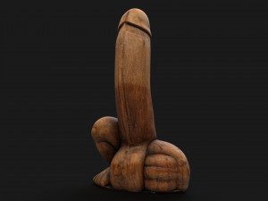Balinese good luck statue Modelo 3D