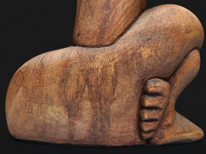 Balinese good luck statue Modelo 3D