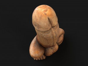 Balinese good luck statue Modelo 3D