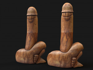 Balinese good luck statue Modelo 3D