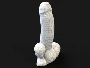 Balinese good luck statue 3D Model