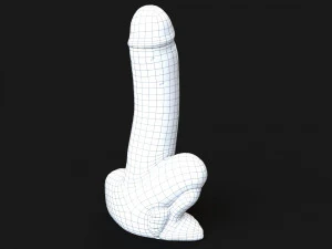 Balinese good luck statue 3D Model