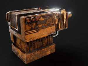 Sci-fi detail 01 3D Model