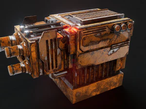 Scifi-detail 01 3D Model