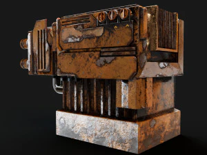 Sci-fi detail 01 3D Model