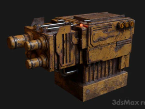 Sci-fi detail 01 3D Model