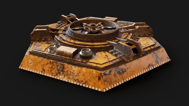 Sci-fi detail 02 3D मॉडल .c4d .max .obj .3ds .fbx .stl .blend 
