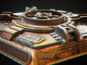 Detalhe de fic&ccedil;&atilde;o cient&iacute;fica 02 Modelo 3D