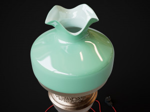 Bronze oil lamp 3D Model