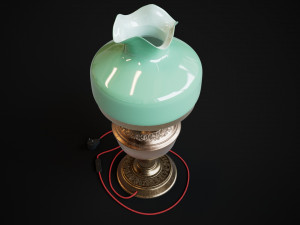Bronze oil lamp 3D Model