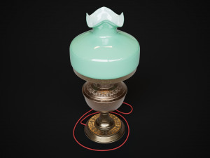 Bronze oil lamp 3D Model